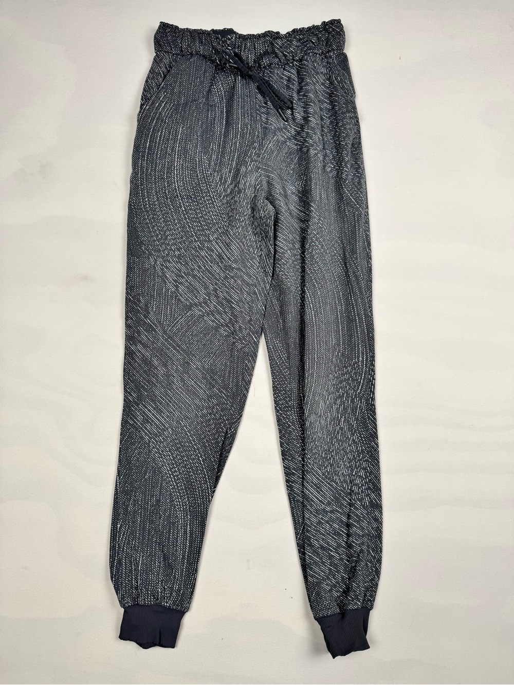 Lululemon Stretch High-Rise Jogger *Full Length Gray White Women’s 4 Retail $118